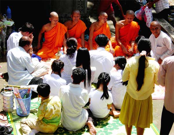 monks, cambodia