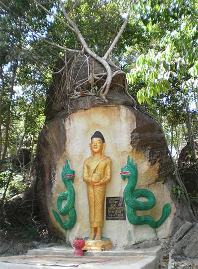 Wat Ream (the new one) off Route 4 .  buddhist temple in sihanoukville, cambodia