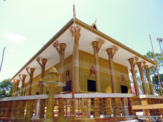 Wat Samathi in Ream National Park.  SihanoukVille, Cambodia.