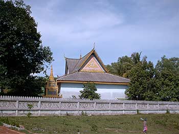 wat ream on Route 4 in sihanoukville cambodia.  buddhist temple